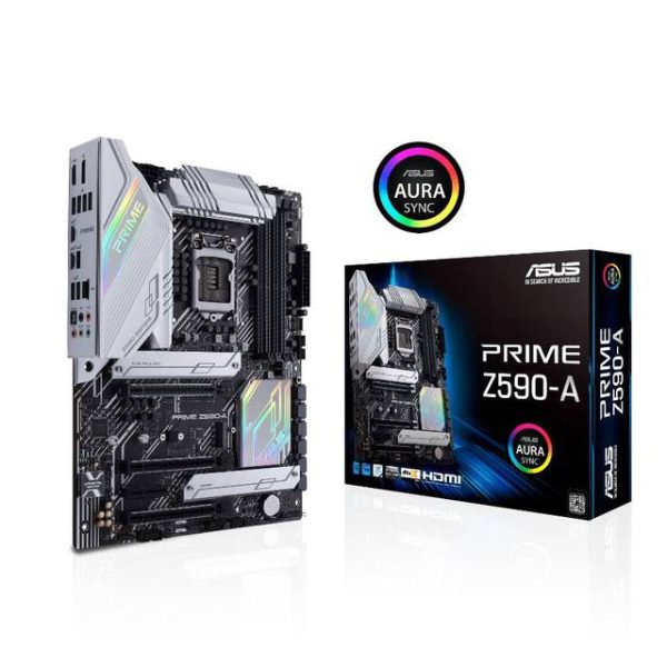 Asus PRIME Z590-A Socket 1200/ Intel Z590/ DDR4/ SATA3&USB3.2/ M.2/ ATX Motherboard