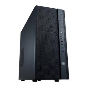 Cooler Master N400 No Power Supply ATX Mid Tower (Midnight Black)