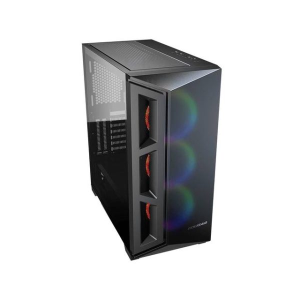 Cougar DarkBlader X5 RGB (385UM30.003) No Power Supply Mid Tower Case w/ Window (Translucent Black)