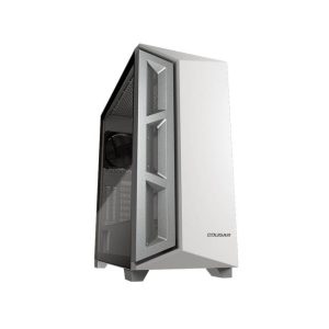 Cougar DarkBlader X5 White (385UM30.002) No Power Supply Mid Tower Case w/ Window (White)