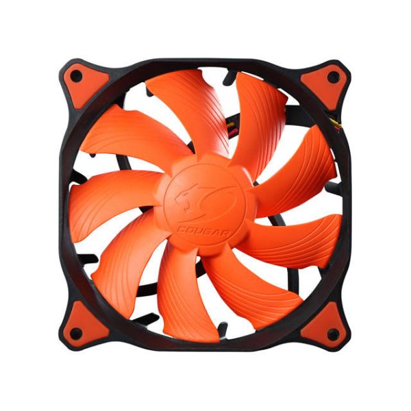 Cougar Vortex CF-V12H 120mm Hydro Dynamic Bearing (Fluid) Case Fan (Orange)