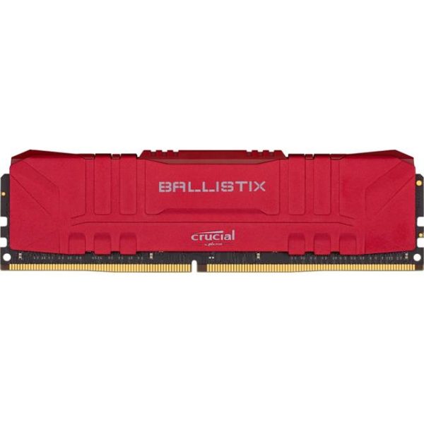 Crucial Ballistix DDR4-3200 8GB/1Gx64 CL16 Desktop Gaming Memory (Red)