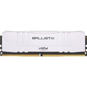 Crucial Ballistix DDR4-3200 8GB/1Gx64 CL16 Desktop Gaming Memory (White)