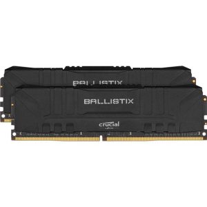 Crucial Ballistix DDR4-3600 16GB(2x8GB)/ 1Gx64 CL16 Desktop Gaming Memory Kit (Black)