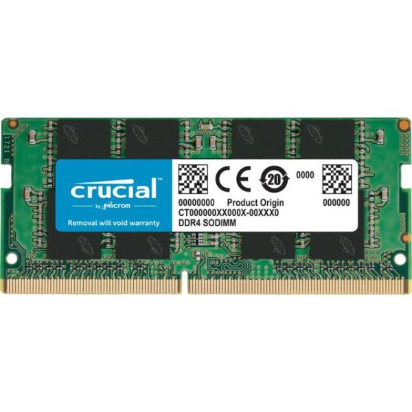 Crucial DDR4-3200 SODIMM 8GB/1Gx64 CL22 Notebook Memory