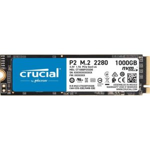 Crucial P2 1TB M.2 2280 PCI-Express 3.0 NVMe Solid State Drive