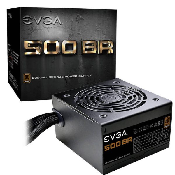 EVGA 500 BR 100-BR-0500-K1 500W 80 Plus Bronze ATX12V & EPS12V Power Supply