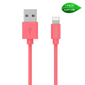 Foxsun AM001007 iPhone Charging Cable 6.6 FT/2M Lightning Cable for iPhone 7/7Plus/6/6Plus/6S/6S Plus/5/5S/5C/SE