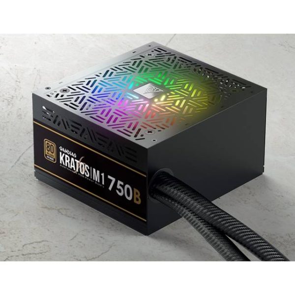 GAMDIAS KRATOS M1-750B 750W 80 PLUS Bronze certified ATX12V v2.2 Power Supply w/ Active PFC