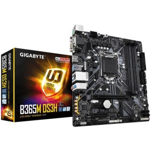 GIGABYTE B365M DS3H Socket LGA1151/ Intel B365/ DDR4/ SATA3&USB3.1/ M.2/ A&GbE/ Micro ATX Motherboard