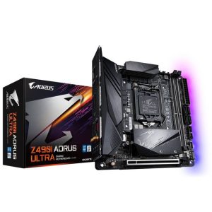 GIGABYTE Z490 I AORUS ULTRA Socket LGA1200/ Intel Z490/ DDR4/ SATA3&USB3.2/ M.2/ WiFi/ Mini-ITX Motherboard