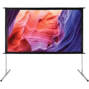 GPX PJS909 Indoor/Outdoor Projection Screen (90 Inch)