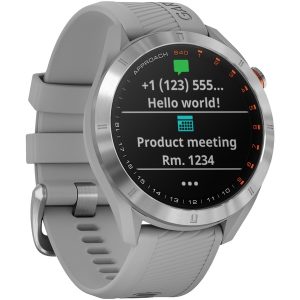 Garmin 010-02140-00 Approach S40 GPS Golf Smartwatch (Stainless Steel with Powder Gray Band)