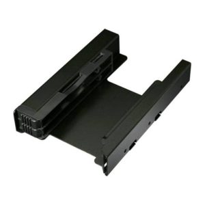 ICY DOCK EZ-FIT PRO MB082SP Full Metal Dual 2.5 inch to 3.5 inch Hard Drive & SSD Mounting Kit w/ 3.5 inch Bracket(Black)