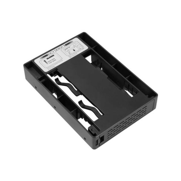 ICY DOCK MB882SP-1S-3B 2.5 inch to 3.5 inch SSD/SATA Hard Drive Converter (Black)