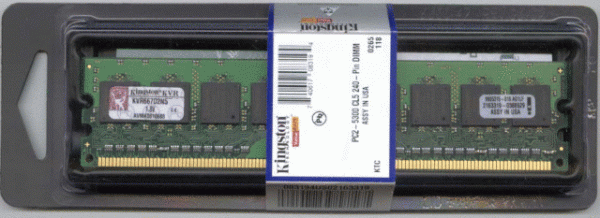 Kingston KVR667D2N5/2G DDR2-667 2GB Memory