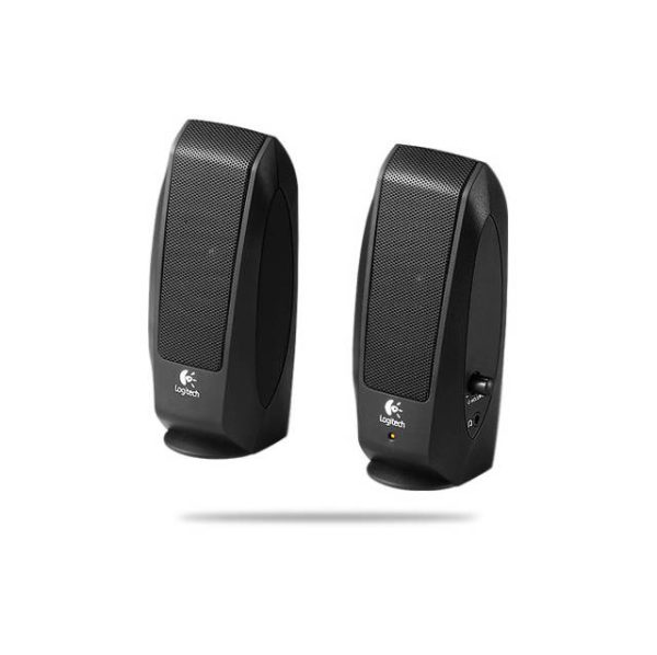 Logitech S120 Wired 3.5mm/2.3 Watts/2.0 Channel Speaker System (Black)