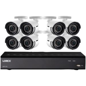 Lorex LHA21081TC8LC 1080p HD Security Camera System with 1 Terabyte 8-Channel DVR and Eight 1080p Bullet Cameras