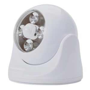 MAXSA Innovations 40251 Battery-Powered Motion-Activated Anywhere Light (White)