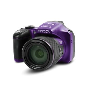 Minolta MN67Z-P MN67Z 20.0-Megapixel 1080p Full HD 67x Optical Zoom Wi-Fi Bridge Camera (Black)