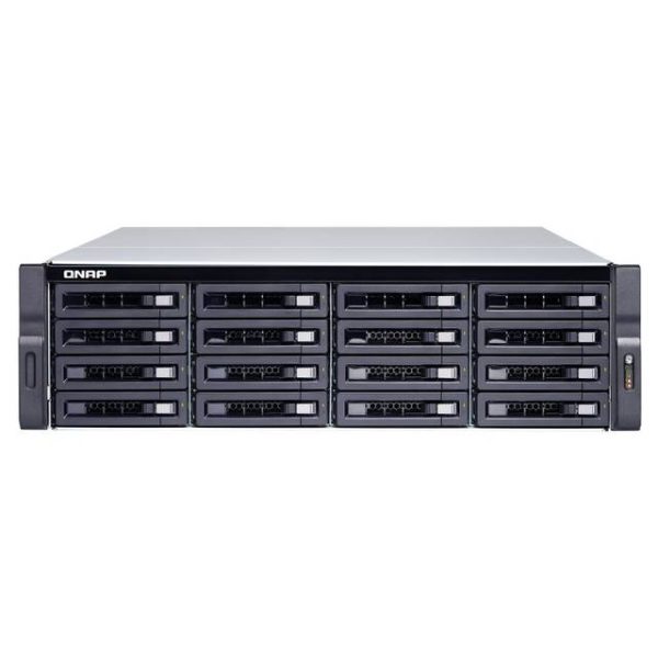 QNAP TS-1683XU-RP-E2124-16G-US Intel Xeon E-2124 3.3GHz/ 16GB DDR4/ 6GbE/ 16SATA/ USB3.1/ 16-Bay 3U Rackmount NAS for Enterprise