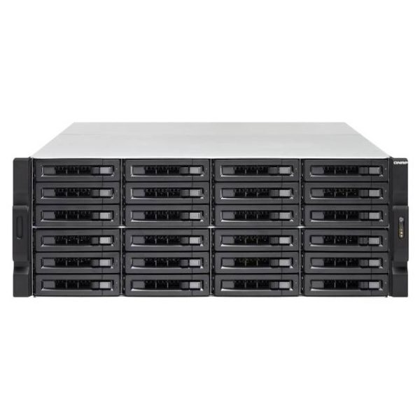 QNAP TS-2483XU-RP-E2136-16G-US Intel Xeon E-2136 3.3GHz/ 16GB DDR4/ 6GbE/ 24SATA/ USB3.1/ 24-Bay 4U Rackmount NAS for Enterprise