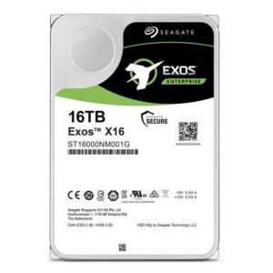 Seagate Enterprise Capacity ST16000NM001G 16TB 7200RPM SATA 6Gb/s 256MB Enterprise Hard Drive (EXOSX16 512E/4KN SATA)