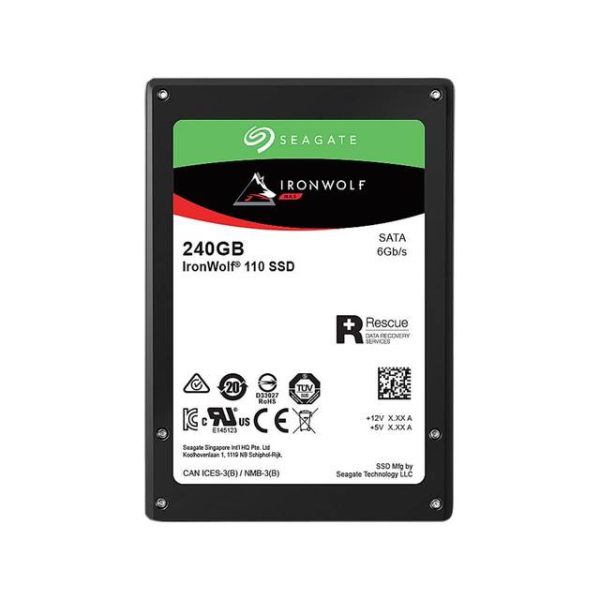 Seagate IronWolf 110 ZA240NM10011 240GB 2.5 inch SATA 6Gb/s Solid State Drive (3D TLC)