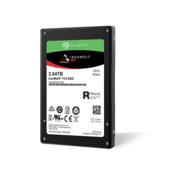 Seagate IronWolf 110 ZA3840NM10011 3.84TB 2.5 inch SATA 6Gb/s Solid State Drive (3D TLC)