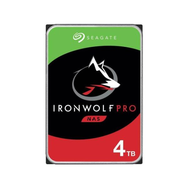 Seagate IronWolf Pro NAS ST4000NE001 4TB 7200RPM SATA 6.0 GB/s 128MB Hard Drive (3.5 inch 512E model)