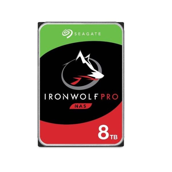 Seagate IronWolf Pro NAS ST8000NE001 8TB 7200RPM SATA 6.0 GB/s 256MB Hard Drive (3.5 inch 512E model)