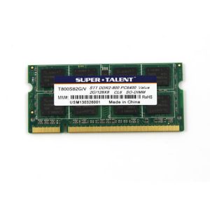 Super Talent DDR2-800 SODIMM 2GB/128x8 Value Notebook Memory