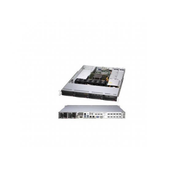 Supermicro A+ Server AS -1014S-WTRT Socket SP3 Single AMD 500W 1U Rackmount Server Barebone System (Black)