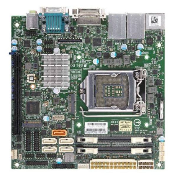 Supermicro MBD-X11SCV-Q-O LGA1151/ Intel Q370/ DDR4/ USB3.1/ A&2GbE/ Mini-ITX Motherboard