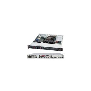 Supermicro SuperChassis CSE-111TQ-600CB 600W 1U Rackmount Server Chassis (Black)