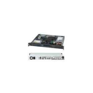 Supermicro SuperChassis CSE-512F-350B1 350W Mini 1U Rackmount Server Chassis (Black)