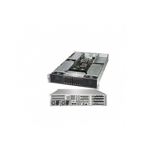 Supermicro SuperServer SYS-2029GP-TR Dual LGA3647 2000W 2U Rackmount Server Barebone System (Black)