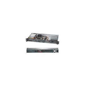 Supermicro SuperServer SYS-5018A-FTN4 Intel Atom C2758 200W 1U Rackmount Server Barebone System (Black)