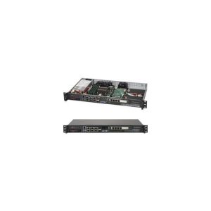 Supermicro SuperServer SYS-5018D-FN8T Intel Xeon D-1518 200W 1U Rackmount Server Barebone System (Black)