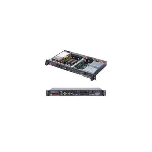 Supermicro SuperServer SYS-5019D-FN8TP 200W 1U Rackmount Server Barebone System (Black)