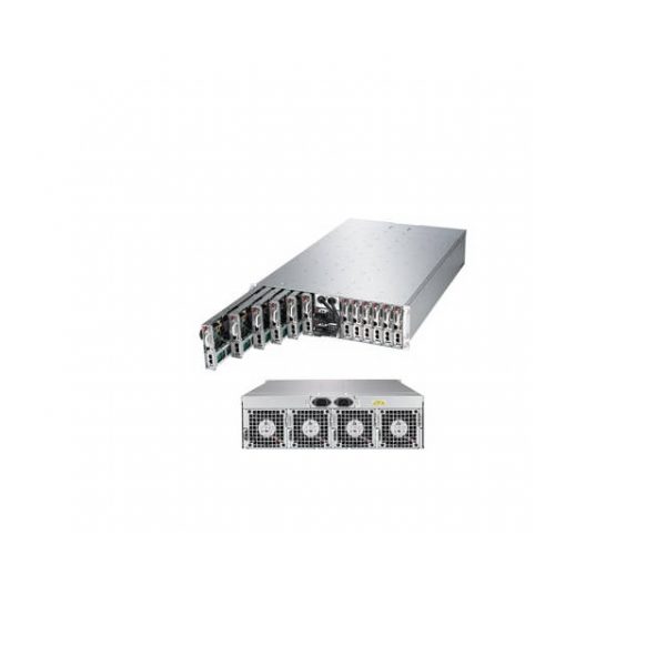 Supermicro SuperServer SYS-5038ML-H12TRF Twelve Node LGA1150 1620W 3U Rackmount Server Barebone System (Black)