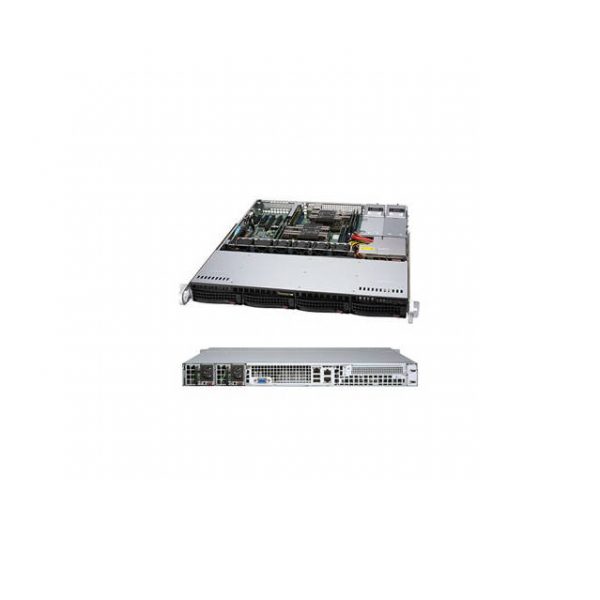 Supermicro SuperServer SYS-6019P-MTR Dual LGA3647 600W 1U Rackmount Server Barebone System (Black)