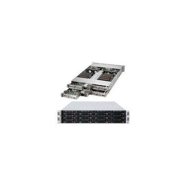 Supermicro SuperServer SYS-6027TR-HTRF+ Dual LGA2011 1620W 2U Rackmount Server Barebone System (Black)