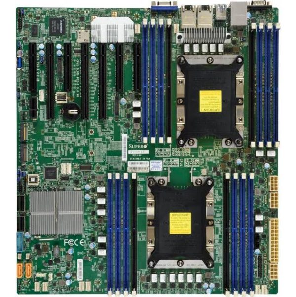 Supermicro X11DPH-T-O Dual LGA3647/ Intel C624/ DDR4/ SATA3&USB3.0/ V&2GbE/ EATX Server Motherboard