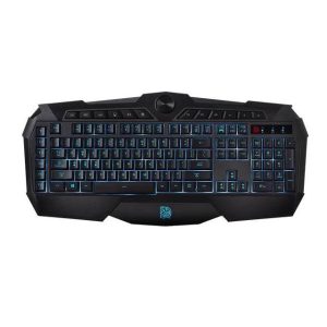 Thermaltake Tt eSPORTS Challenger Prime KB-CHM-MBBLUS-01 Wired USB Membrane Gaming Keyboard (Black)