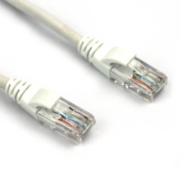 VCOM NP511-150-WHITE 150ft Cat5e UTP Molded Patch Cable (White)