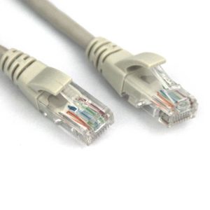 VCOM NP611B-7-GRAY 7ft Cat6 Crossover Molded Patch Cable (Gray)