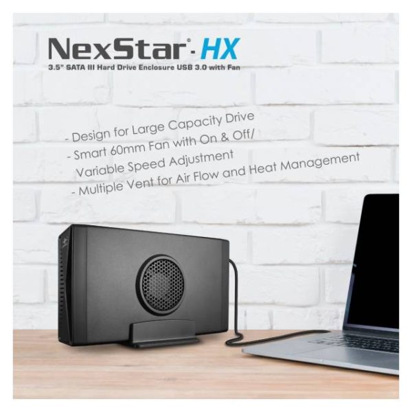 Vantec NST-387S3-BK NexStar HX