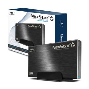 Vantec NexStar 6G NST-366SU3-BK 3.5 inch SATA3 to USB 3.0 & eSATA External Hard Drive Enclosure (Black)