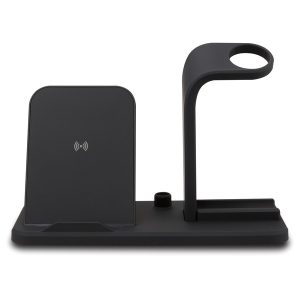 iLive IACQ490B 3-in-1 Wireless Charging Stand